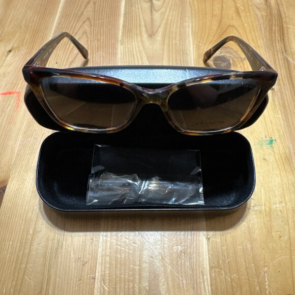 Coach HC6248U Jade Pearl Tortoise Eyeglass Frames 54-16-140 Demo Lenses And Case - Picture 11 of 11